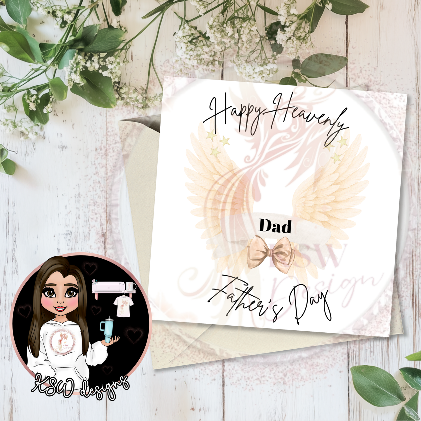 Heavenly Father's Day Card