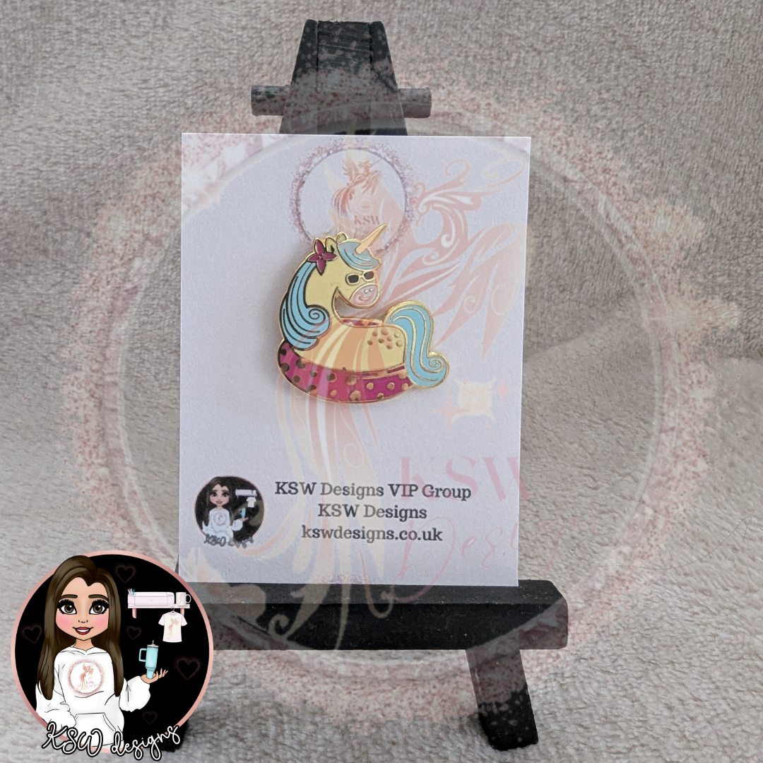 Unicorn Relaxing Enamel Pin Badge