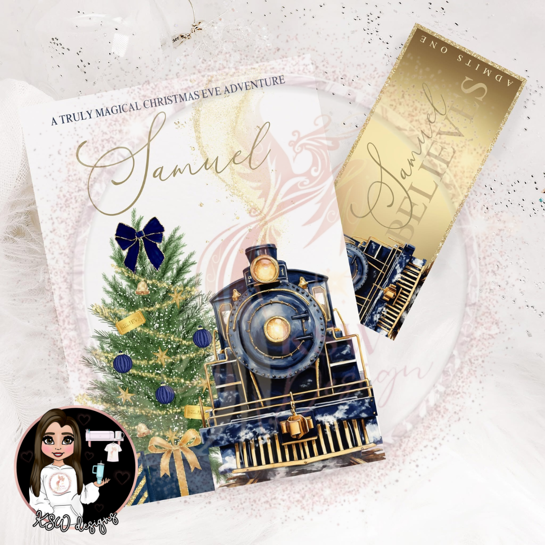 Believe Train & Inner Ticket Story Booklet - Blue Edition