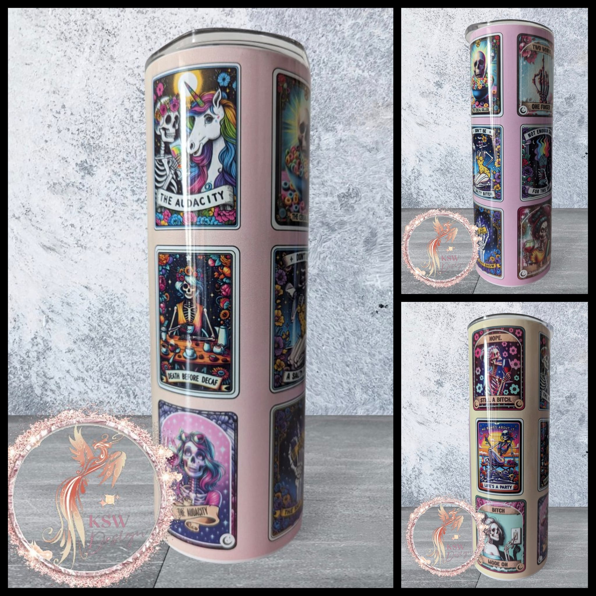 Funny Mixed Tarot 20oz Tumbler