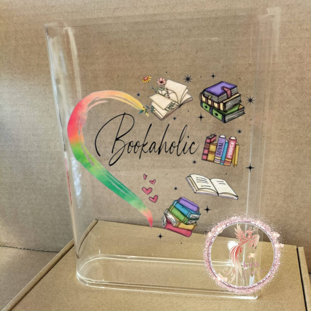 Acrylic Book Shaped Vase
