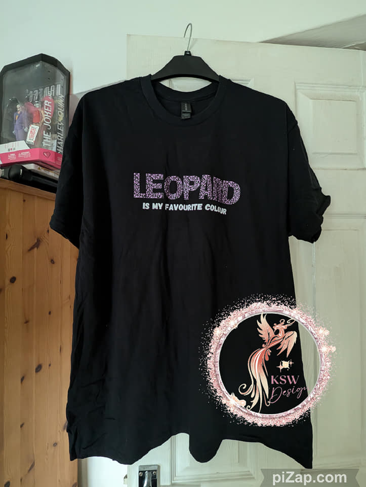 Leopard Is My Favourite Colour T-Shirt - 3XL