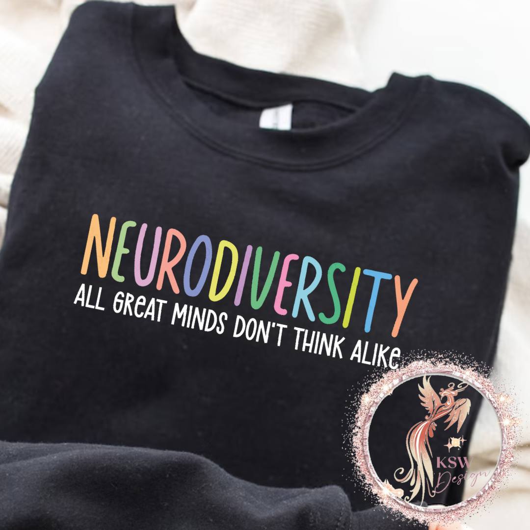 Neurodiversity All Great Minds Hoodie