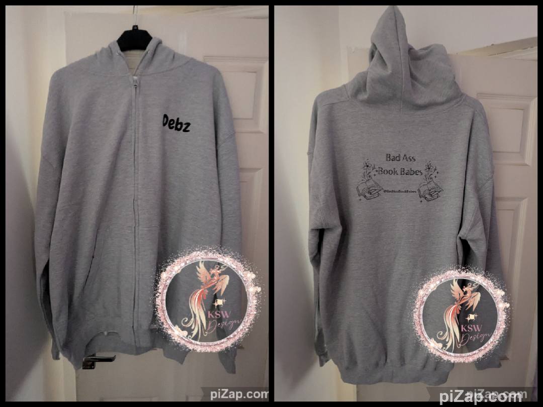 Business Logo Zip-Up Hoodie 3XL-5XL