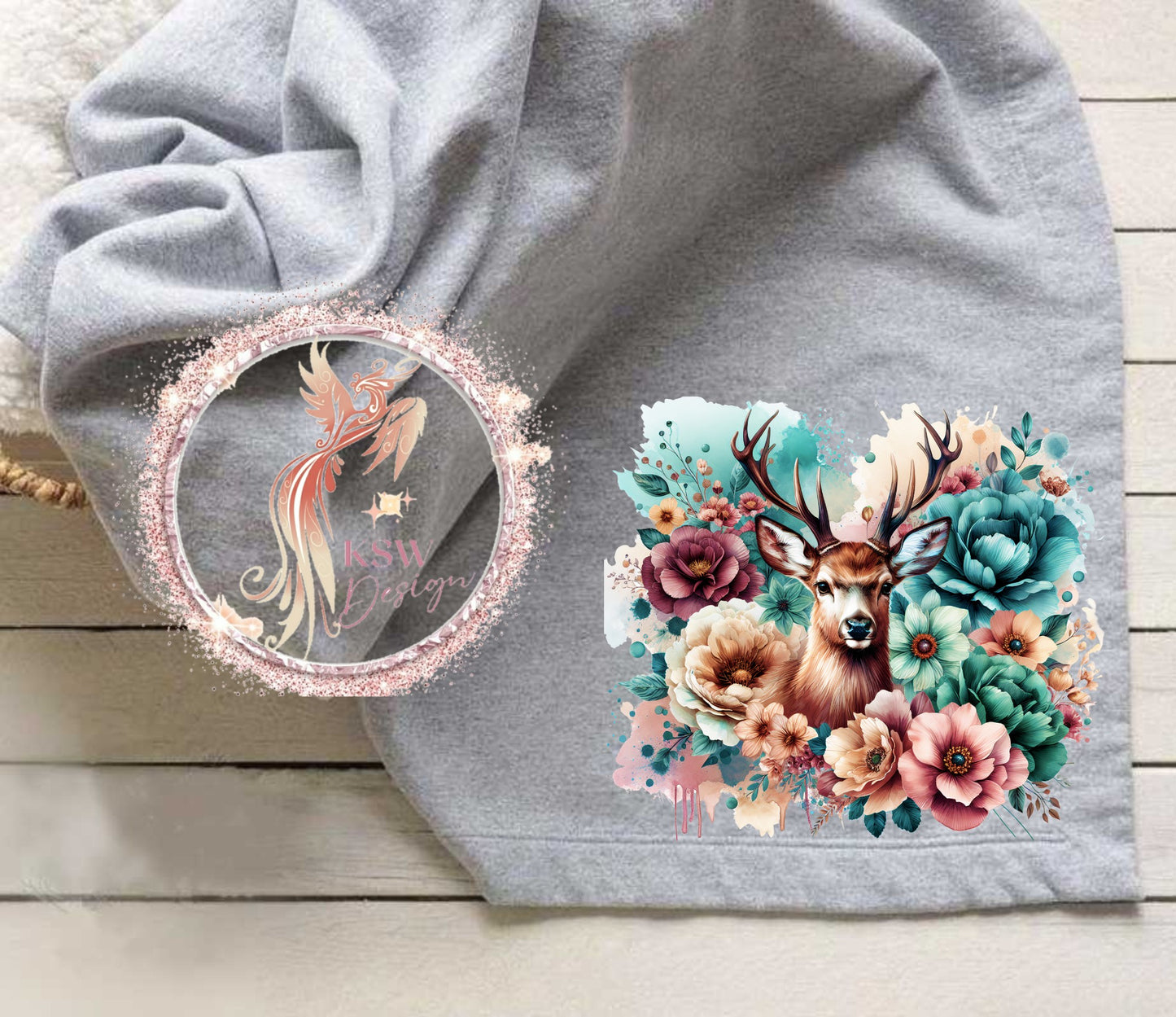 Boho Deer Blanket