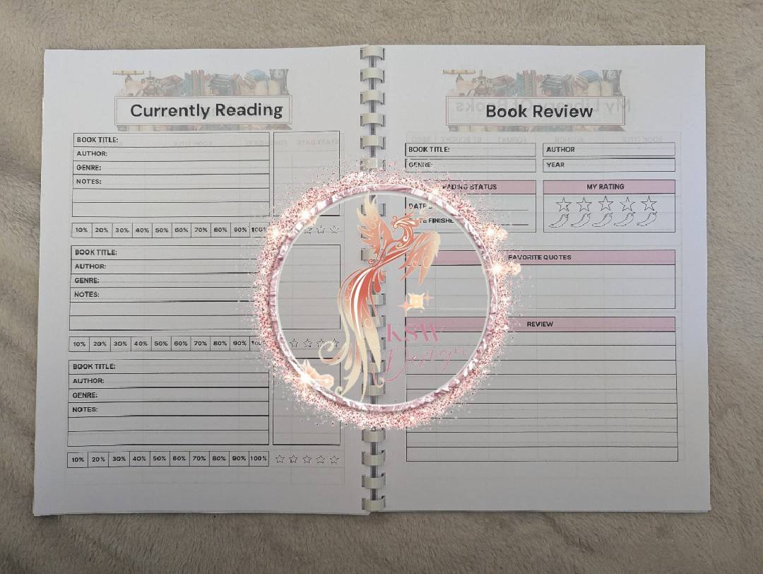 A4 Reading Journal - 50 Page