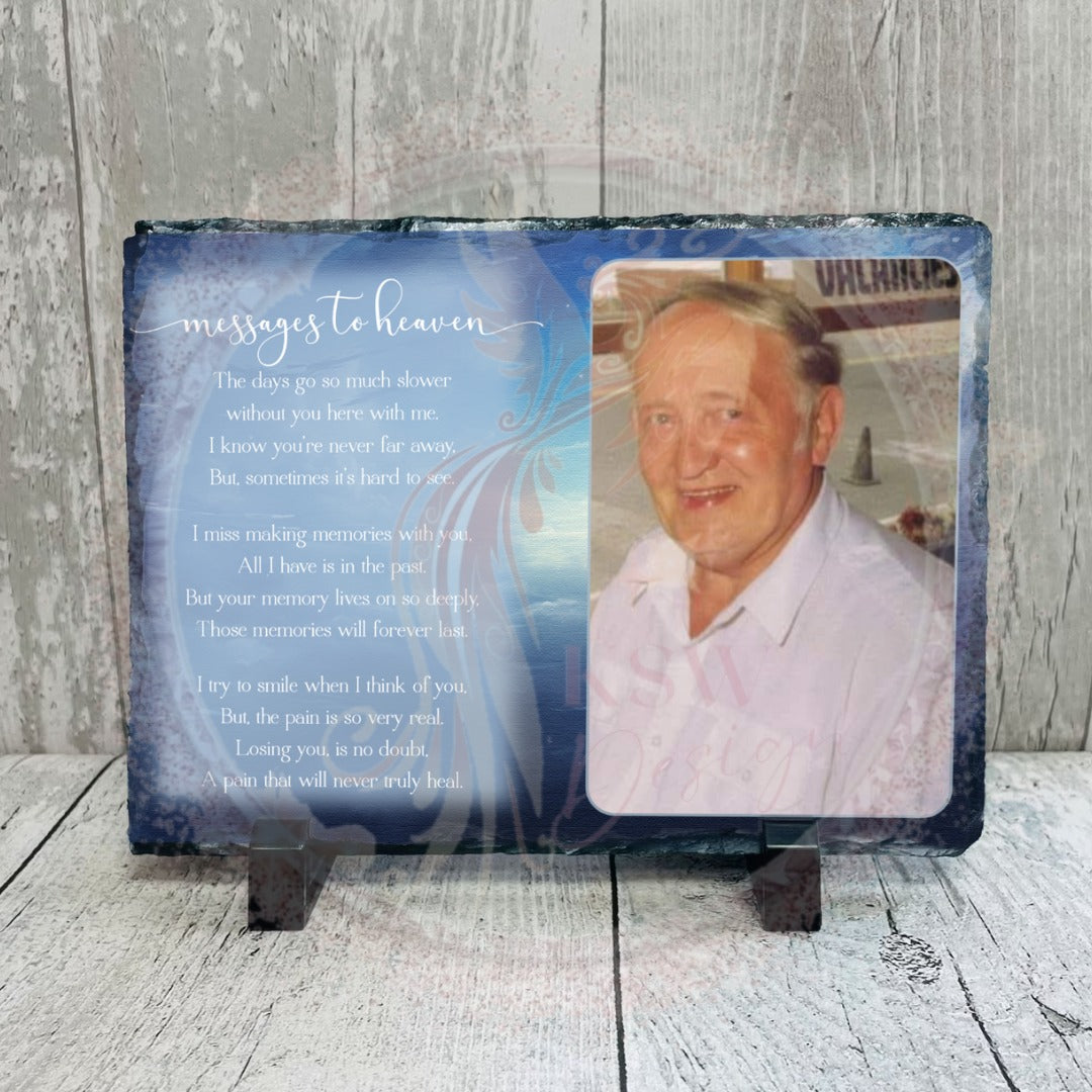 Messages To Heaven Photo Slates