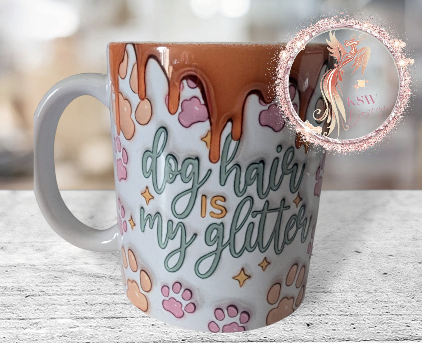 Dog Hair Is My Glitter Mug