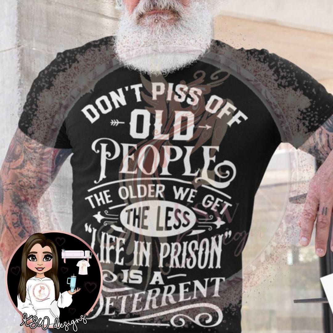 Don't Piss Off Old People Hoodie
