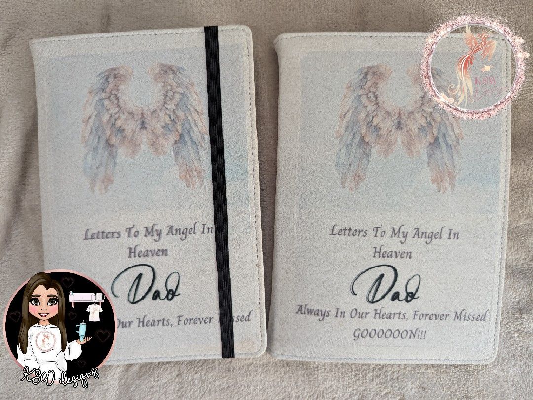 Letters To Heaven PU Poly Notebook