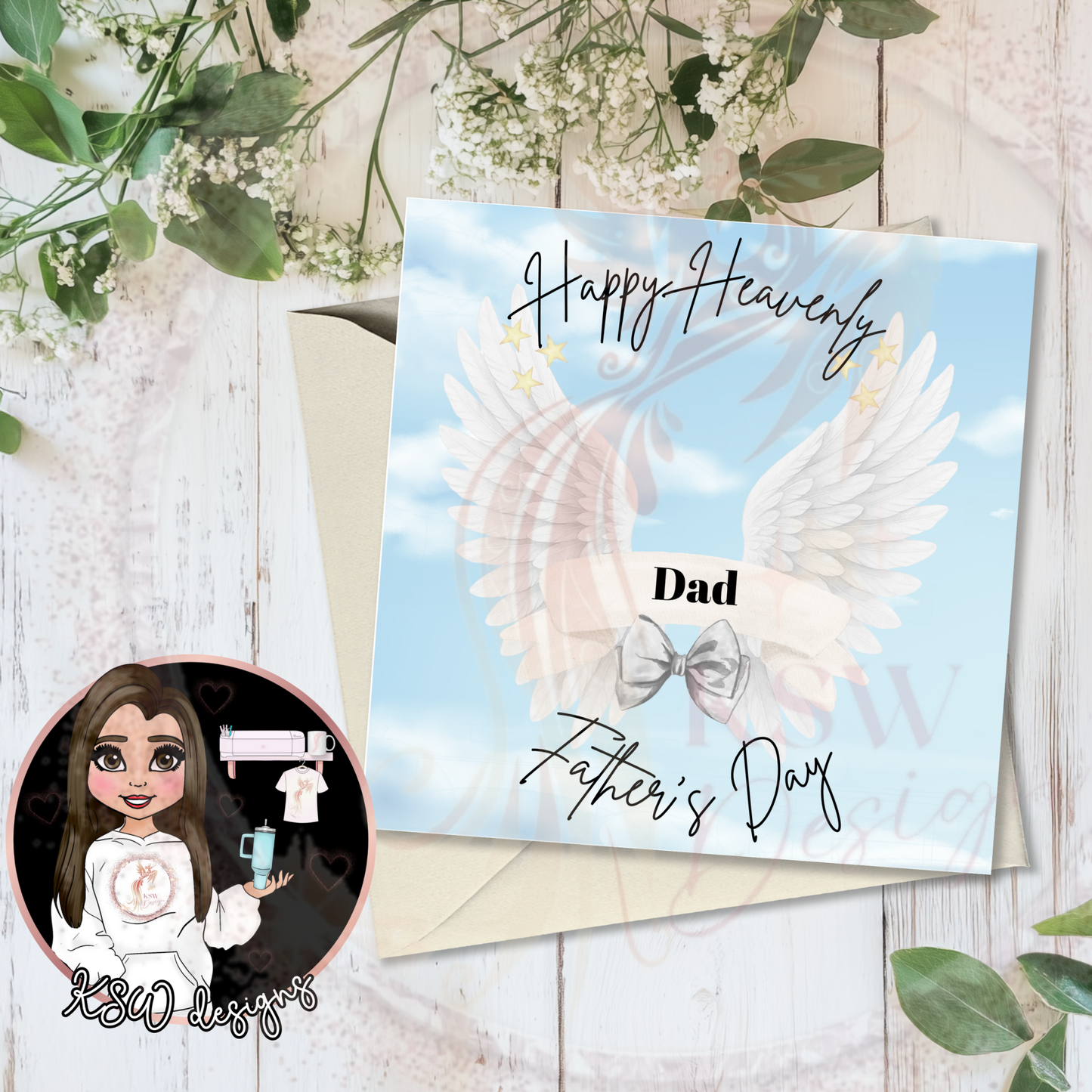 Heavenly Father's Day Card