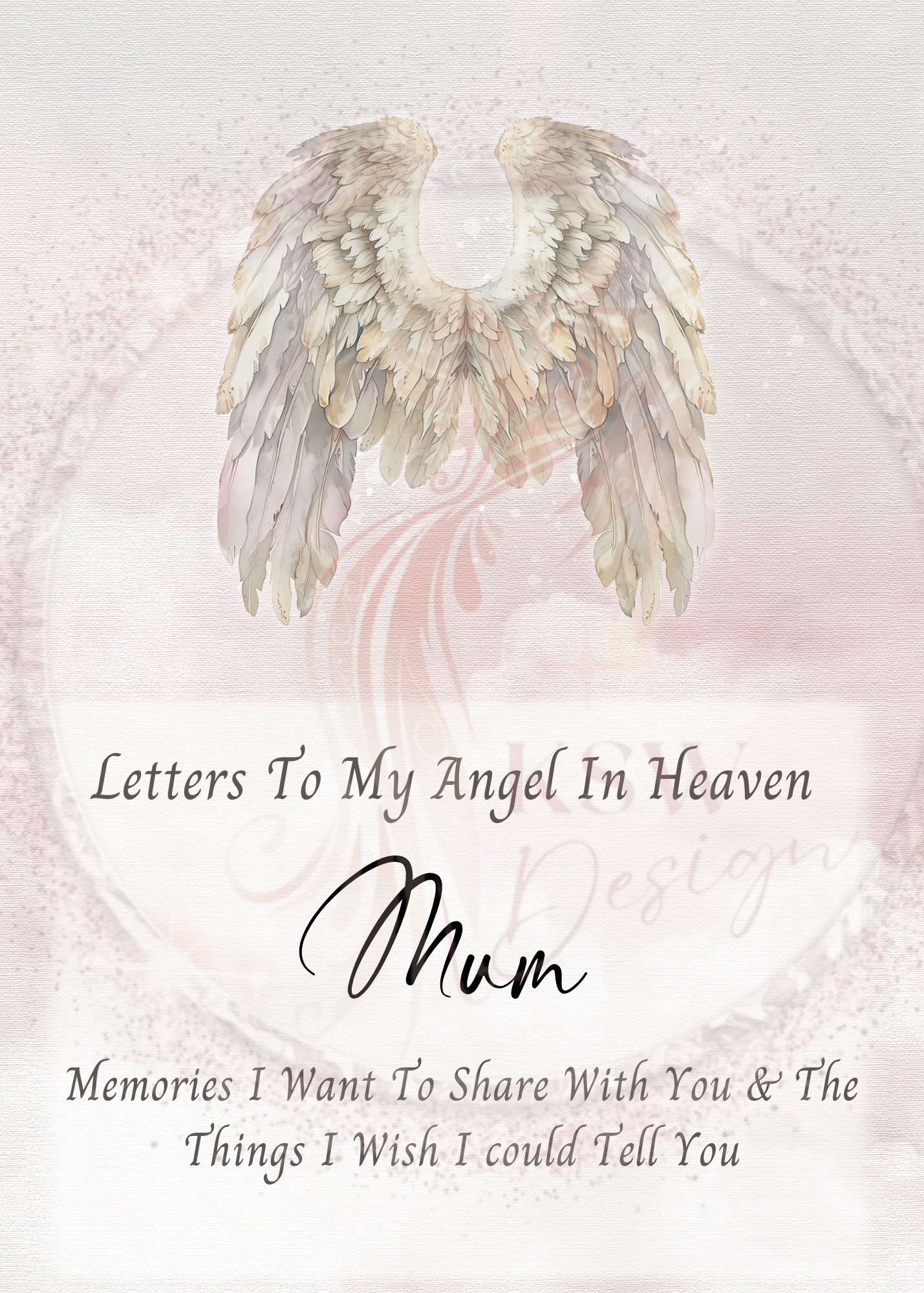 Letters To Heaven PU Poly Notebook