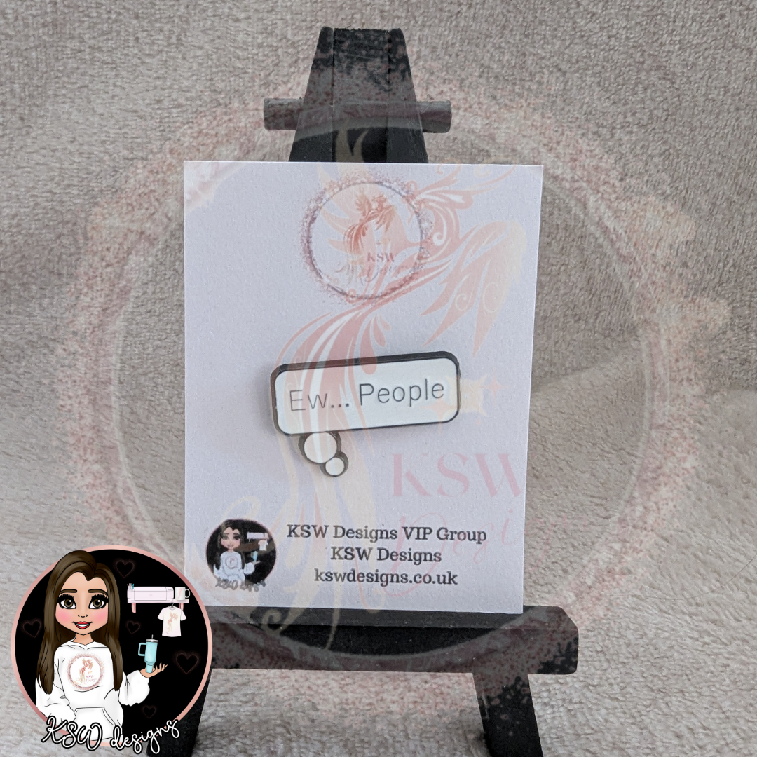 Ew People Enamel Pin Badge