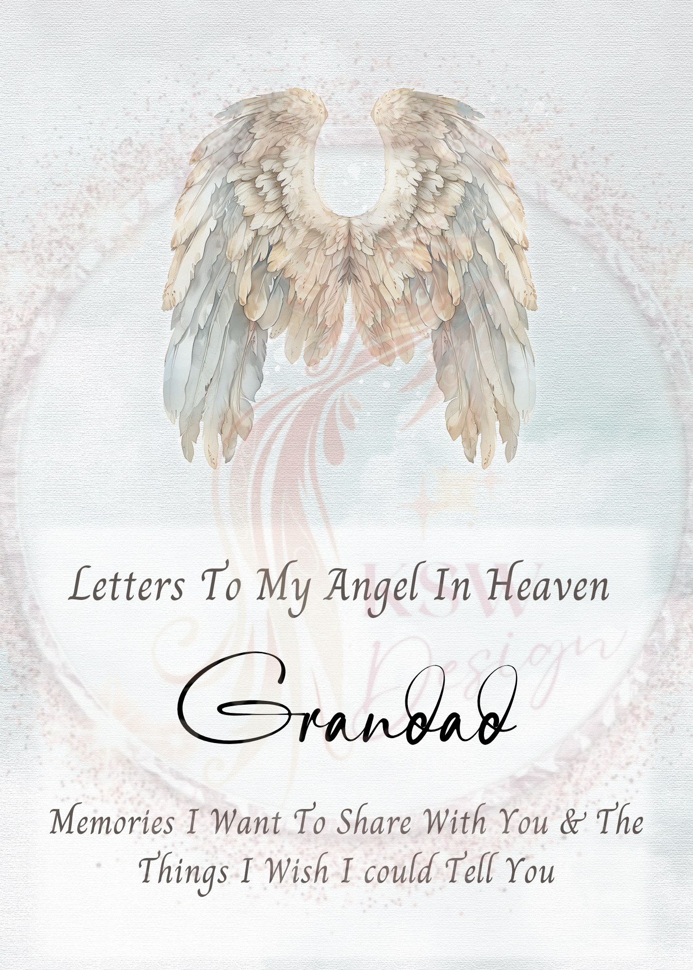 Letters To Heaven PU Poly Notebook