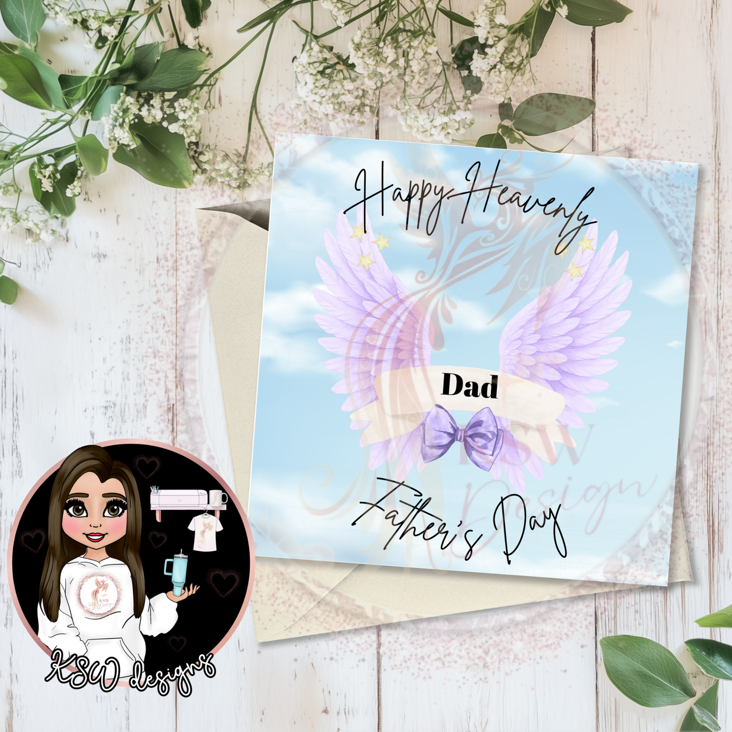 Heavenly Father's Day Card