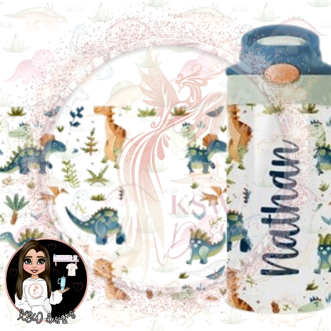 Personalised Kids 12oz Flip Top Tumblers