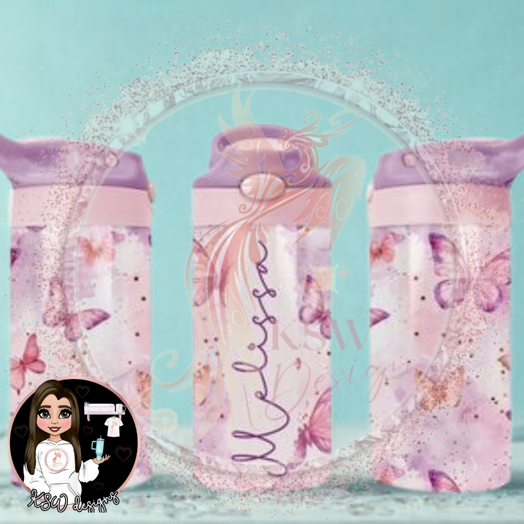 Personalised Kids 12oz Flip Top Tumblers