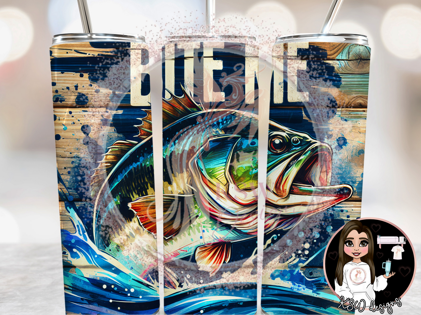 Bite Me Fishing 20oz Tumbler