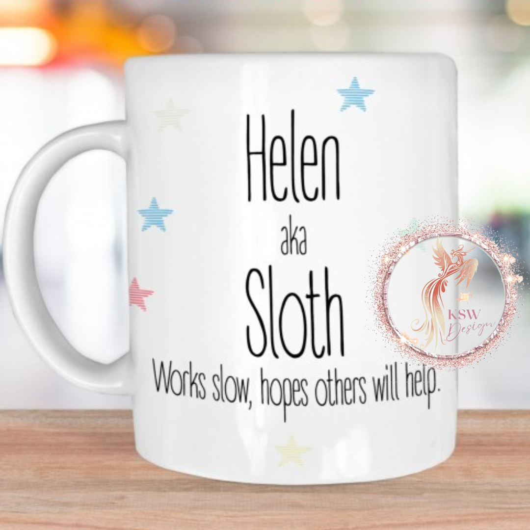Personalised Nickname Work/Office Mug