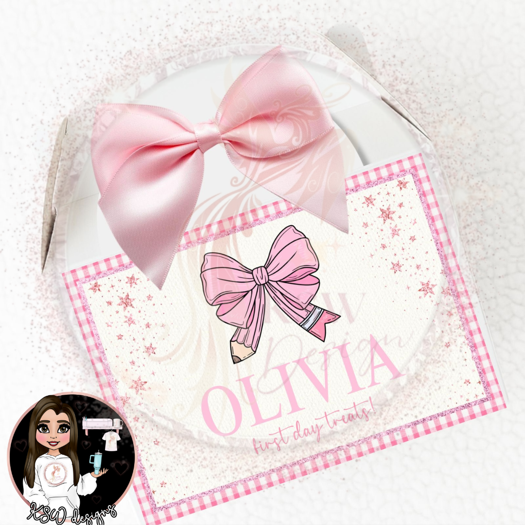 Back To School Treat Box Personalised