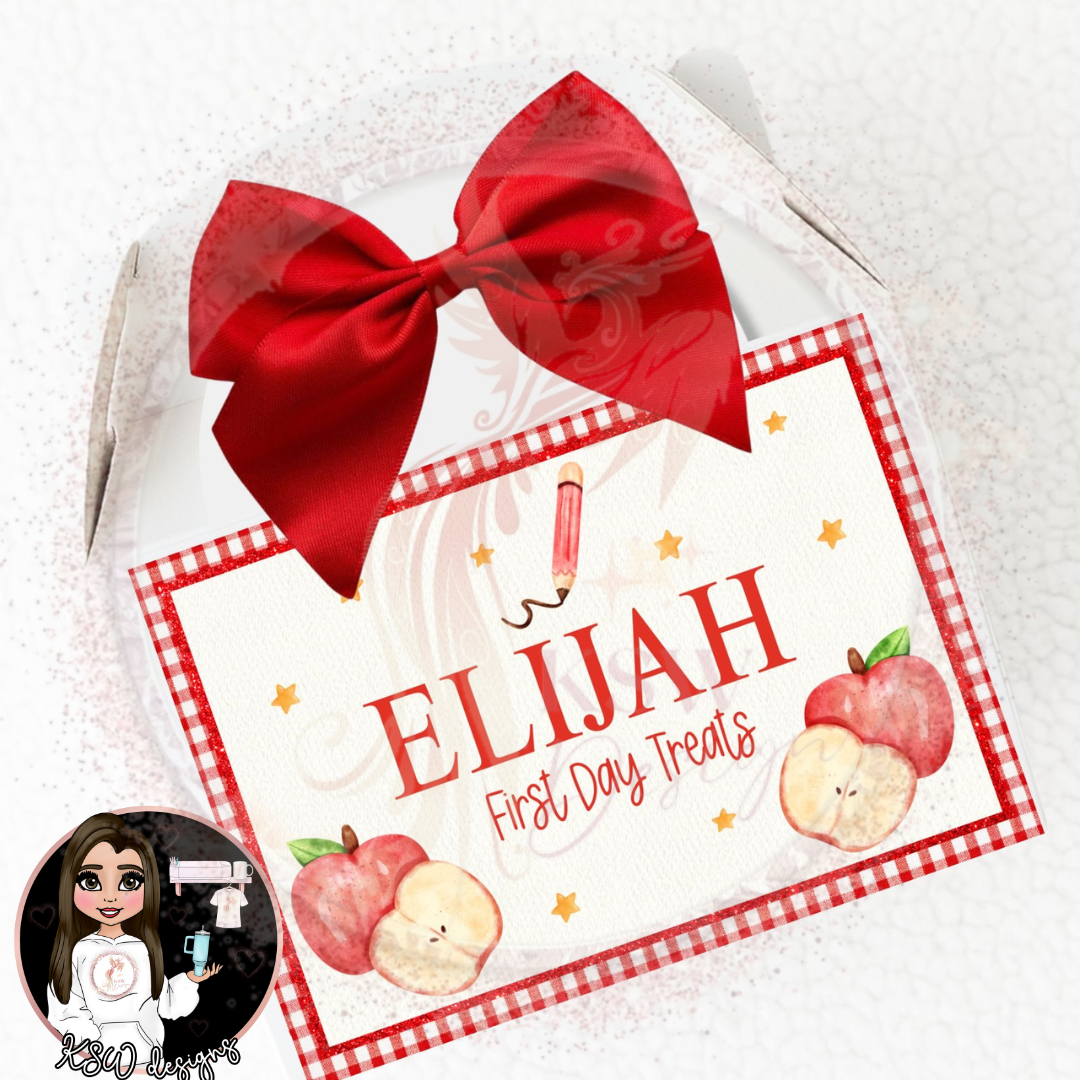Back To School Treat Box Personalised