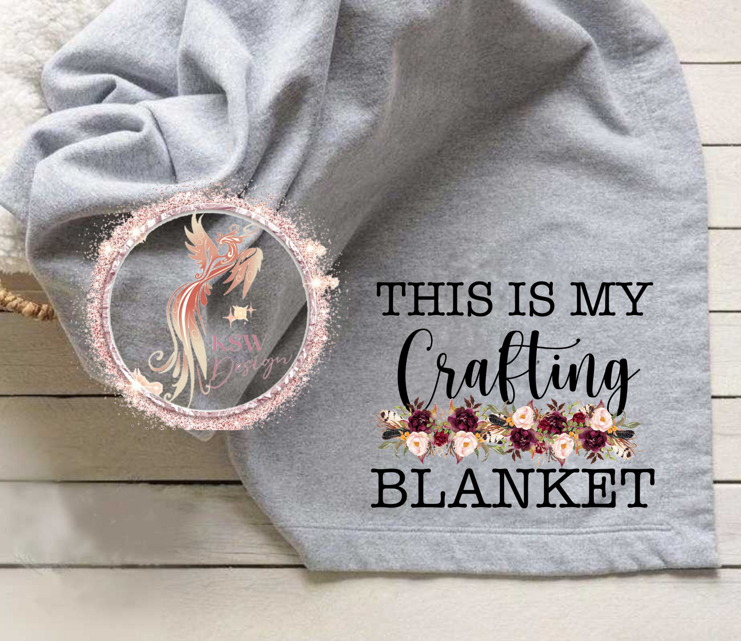 This Is My Crafting Blanket