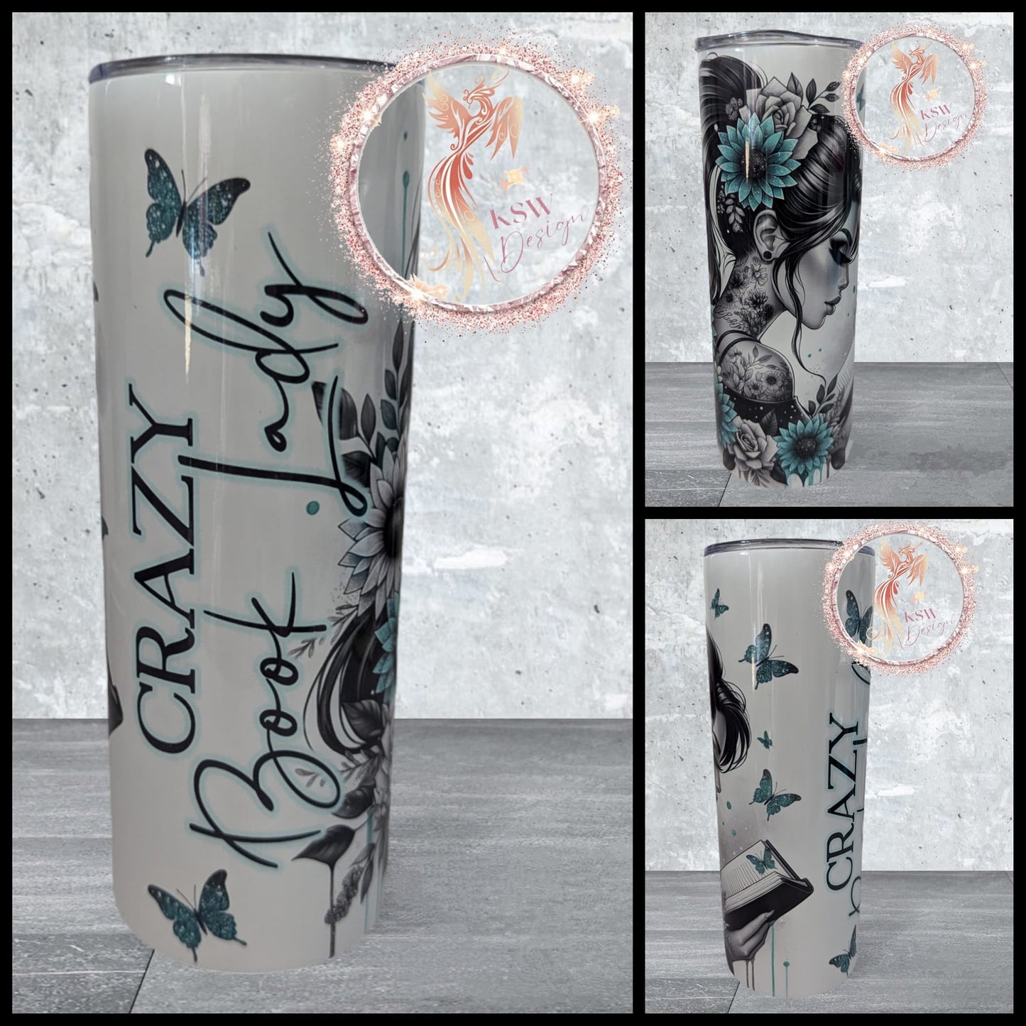 Crazy Book Lady 20oz Tumbler