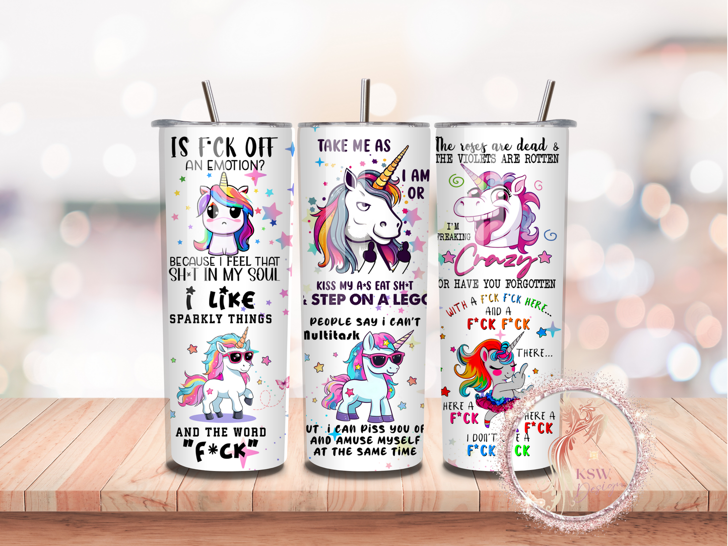Unicorn Profanity 20oz Tumbler