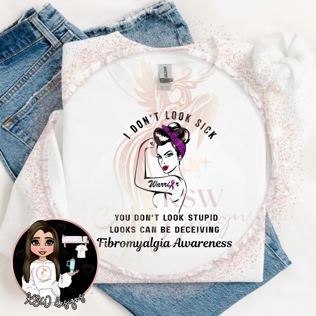 Fibro Warrior Zip-Up Hoodie S-XXL