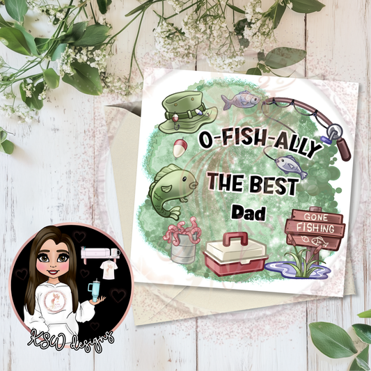 O-Fish-Ally The Best Father's Day Card