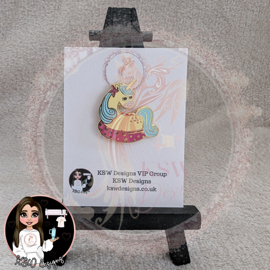 Unicorn Relaxing Enamel Pin Badge