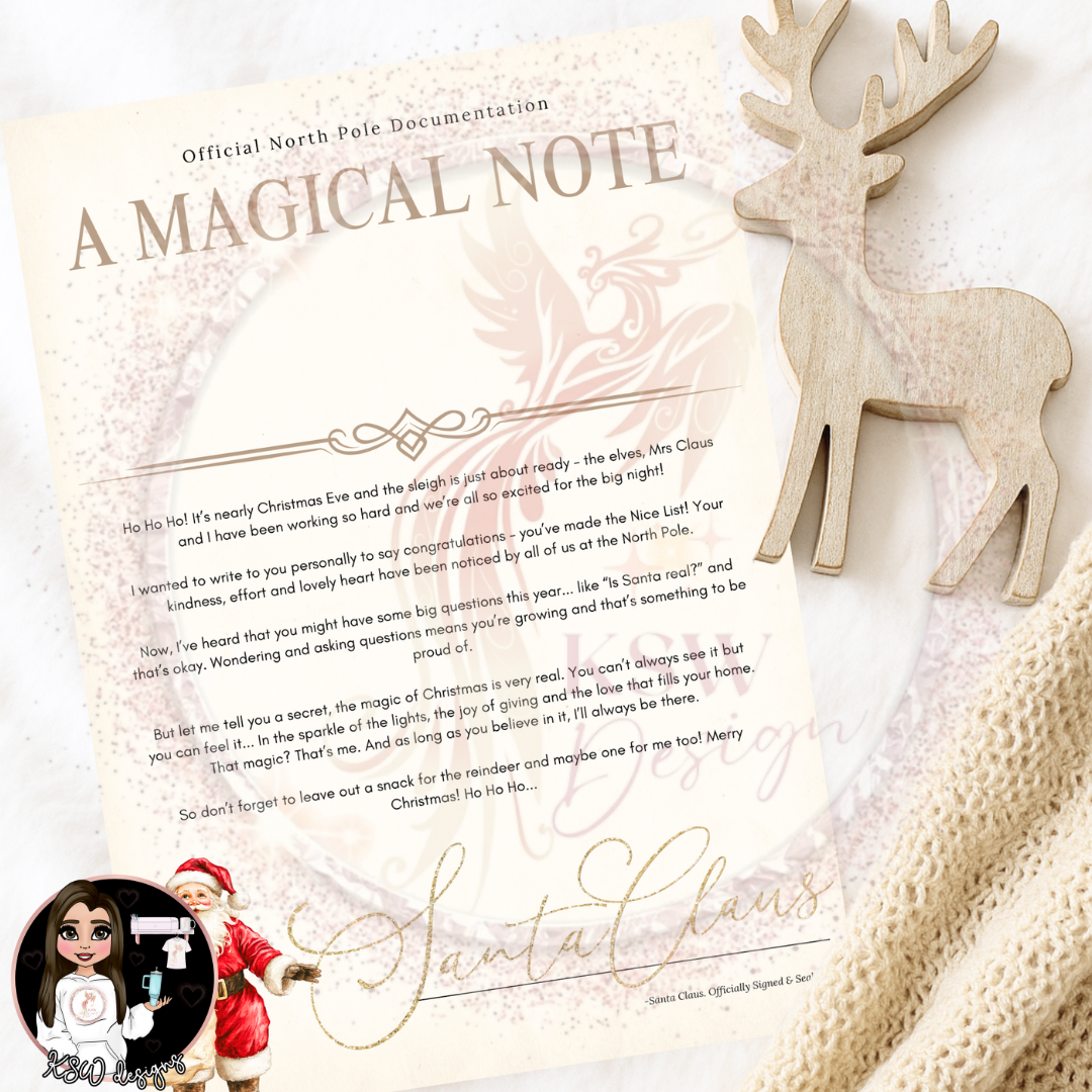 Santa & His Sack - A Magical Note