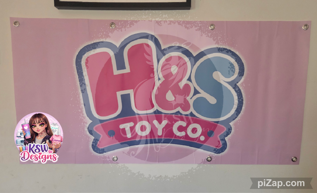 Custom Business PVC Banner - Personalised Branded Banner