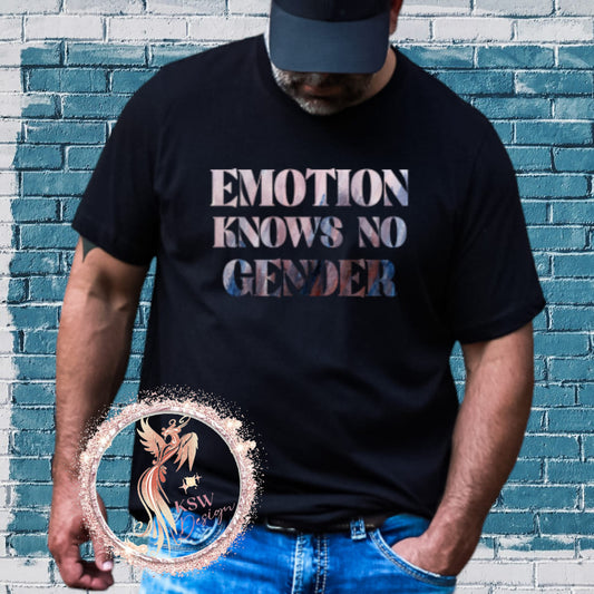 Emotion Knows No Gender Pink Blue Texture Hoodie