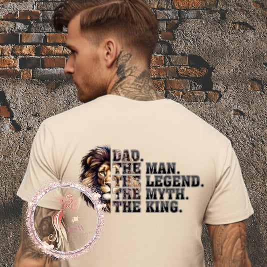 Dad The Man The Myth The Legend The King Hoodie