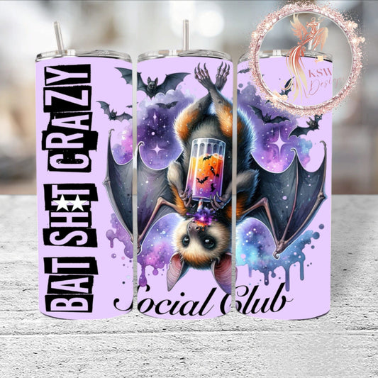 Bat Shit Crazy Social Club 20oz Tumbler
