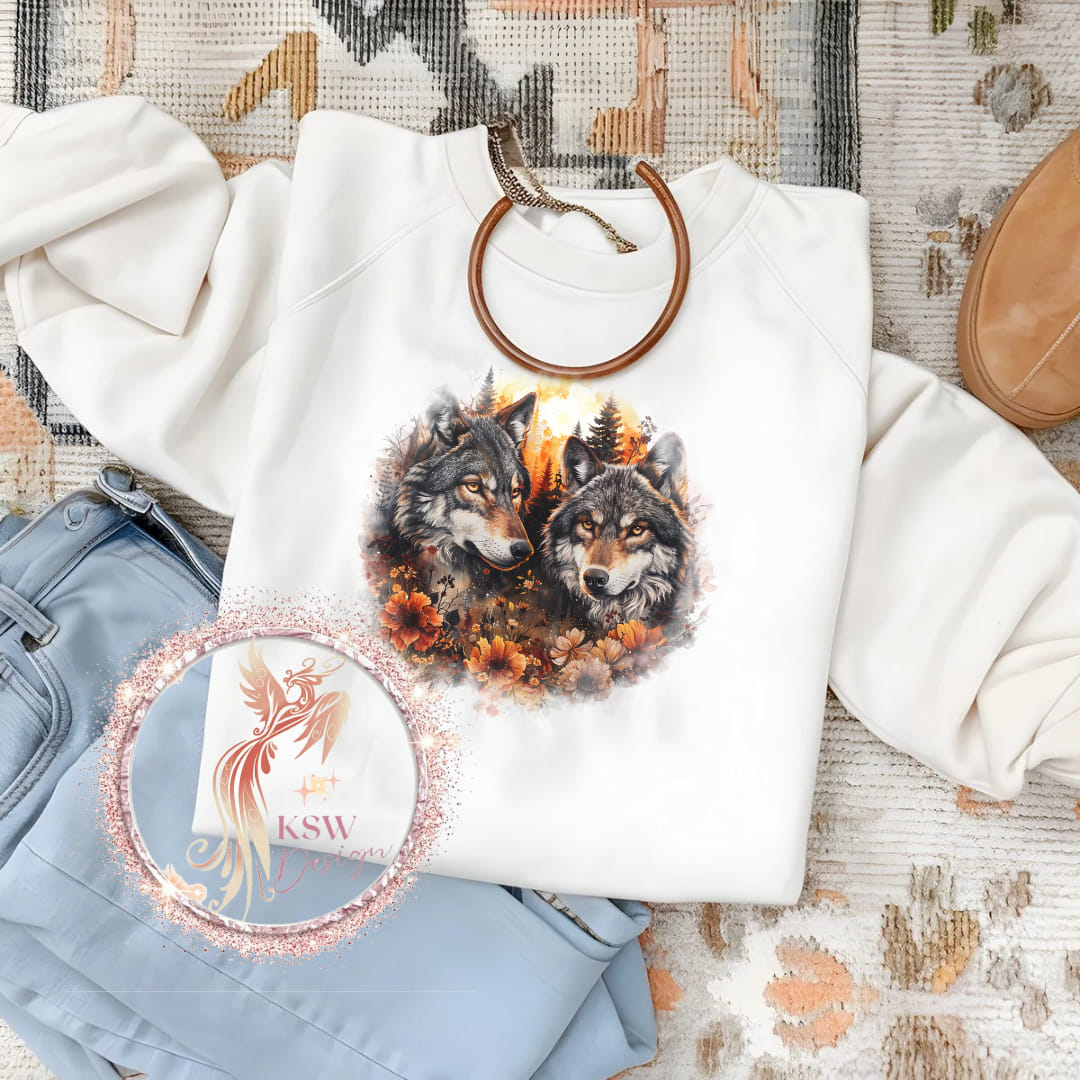 Autumnal Wolves Hoodie
