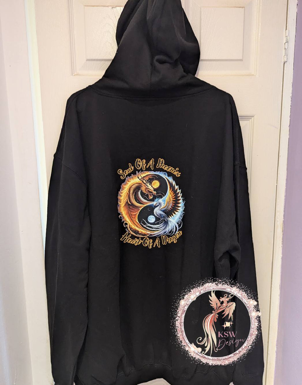 Soul Of A Phoenix Heart Of A Dragon Hoodie