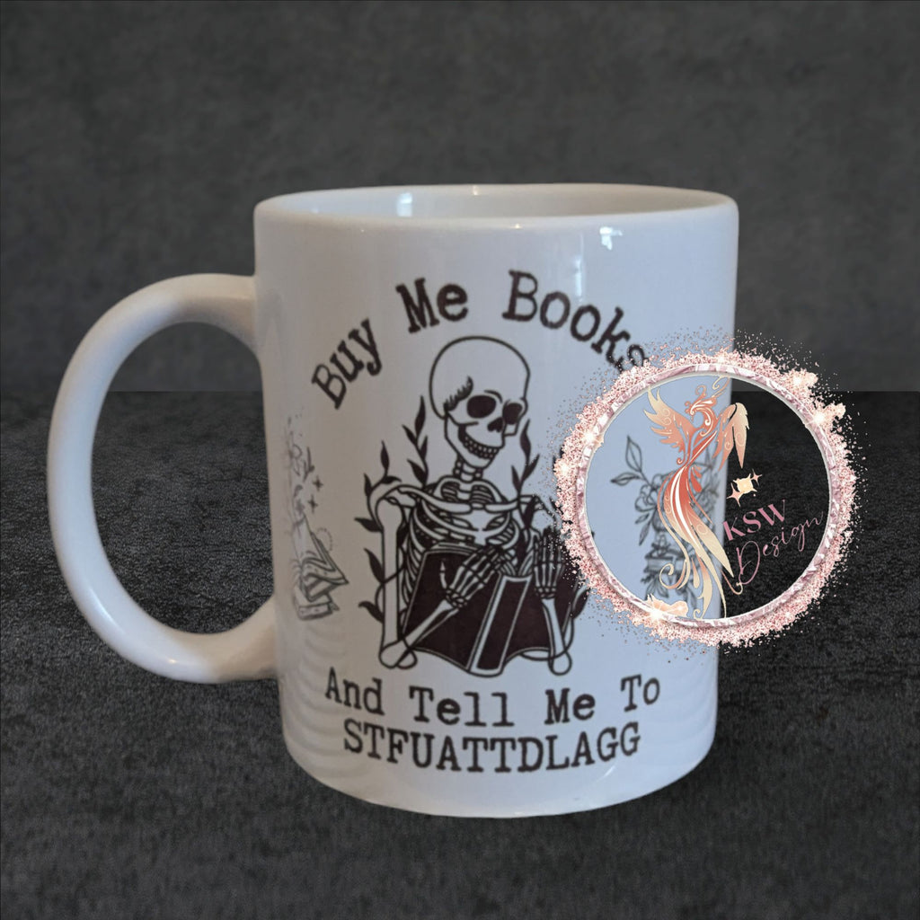 Buy Me Books Mug