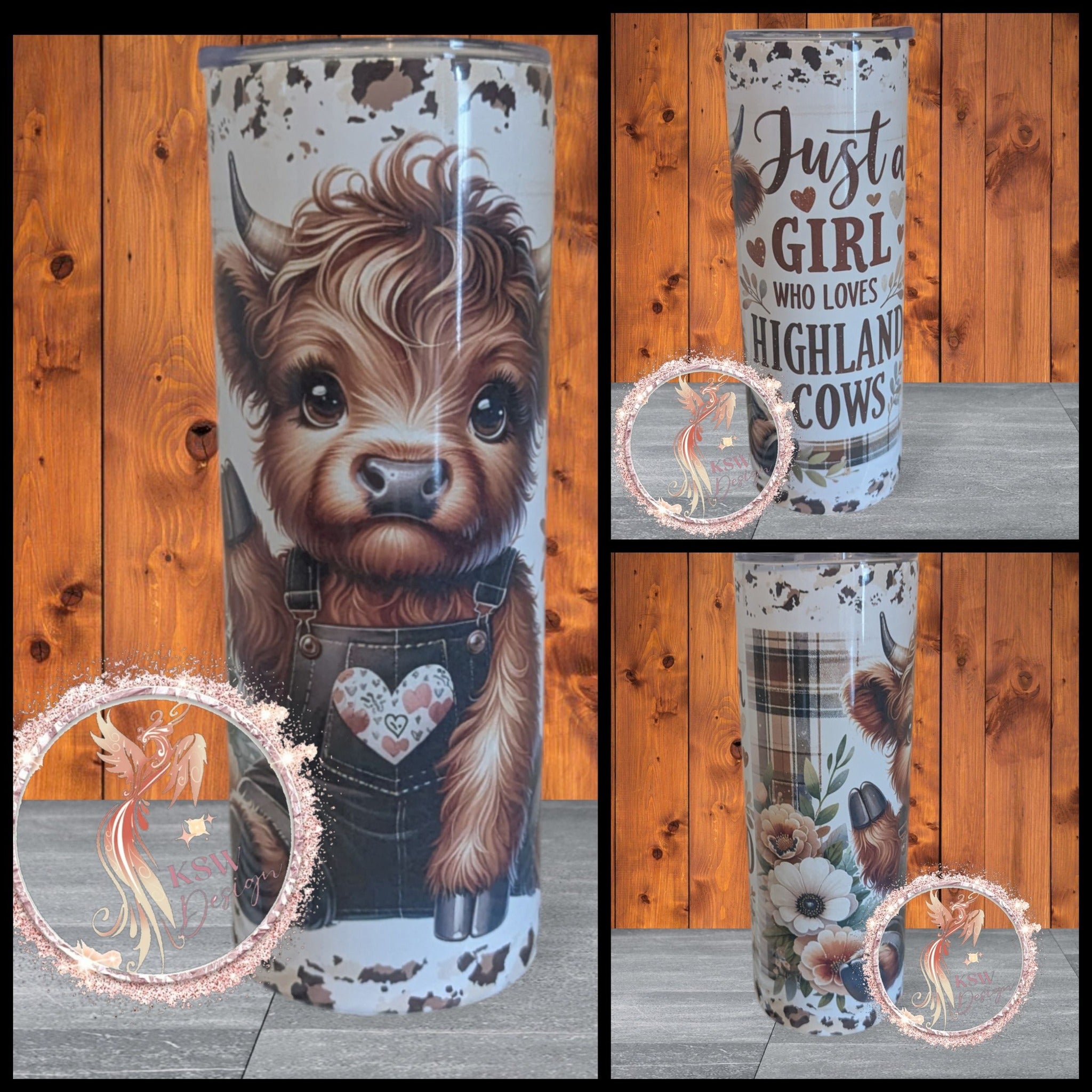 Just A Girl Who Loves Highland Cows 20oz Tumbler