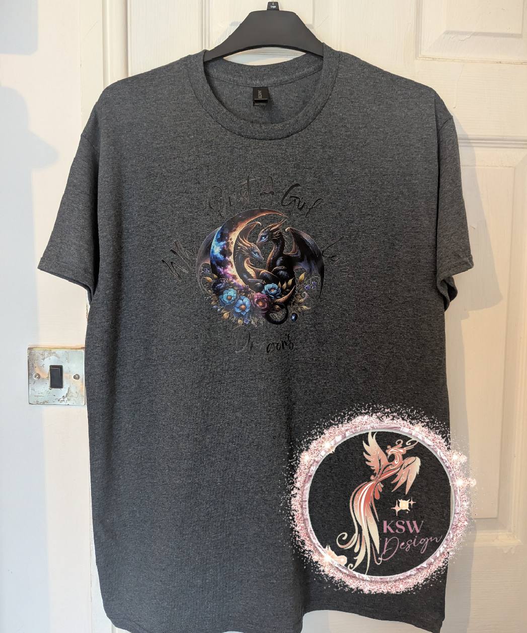 Just A Girl Who Loves Dragons T-Shirt 4XL - 5XL