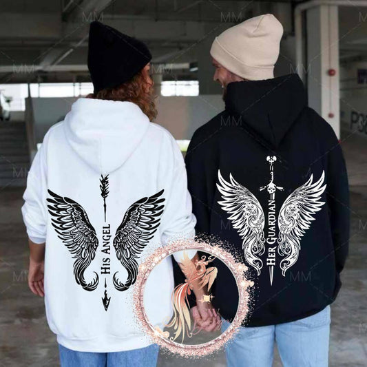 His Angel Her Guardian Hoodie