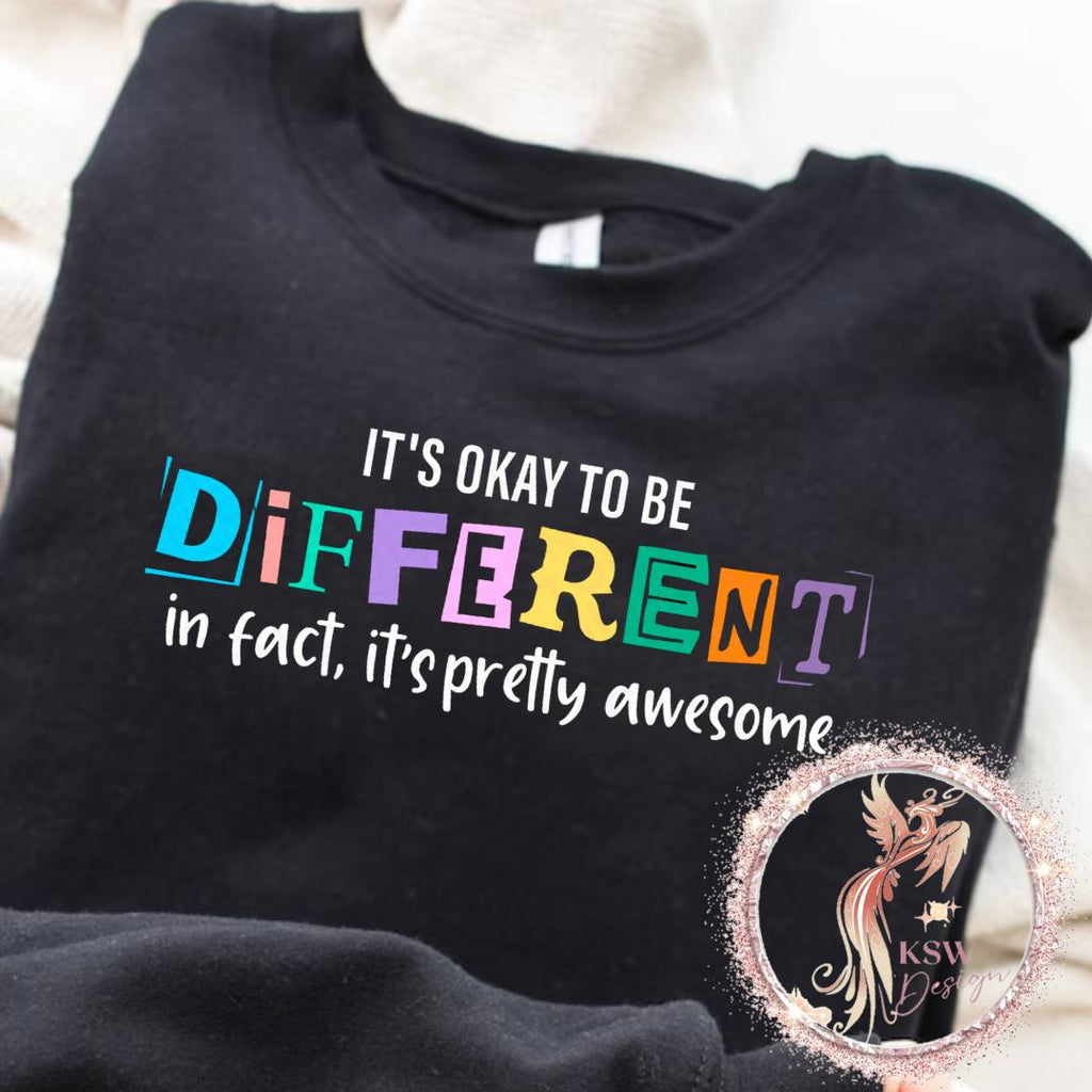 It's Okay To Be Different Hoodie