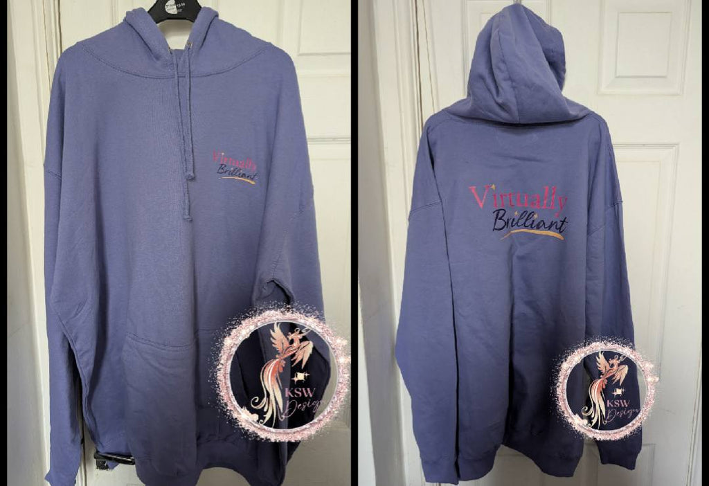 Business Logo Zip-Up Hoodie 3XL-5XL