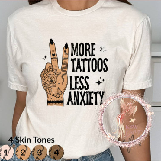 More Tattoos Less Anxiety Hoodie