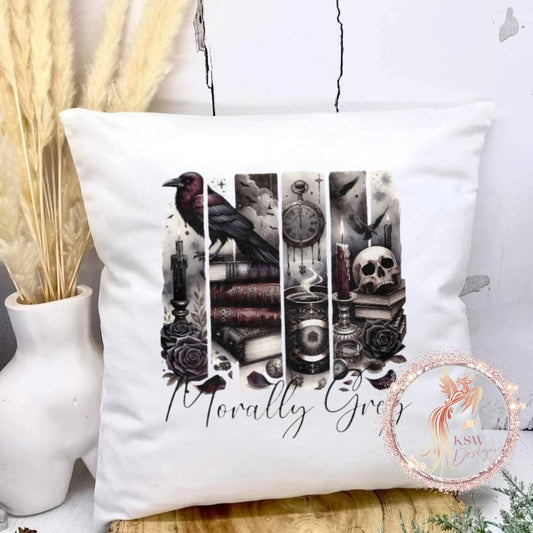 Morally Grey Cushion