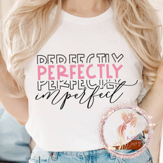 Perfectly Imperfect Pink & Black Hoodie