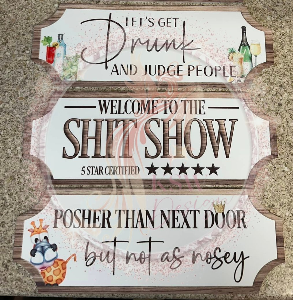 Fun & Quirky Wall Signs