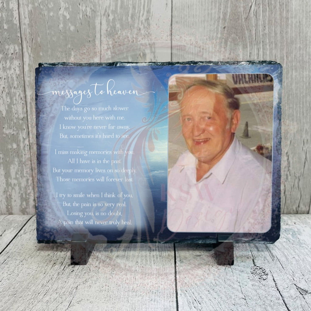 Messages To Heaven Photo Slates