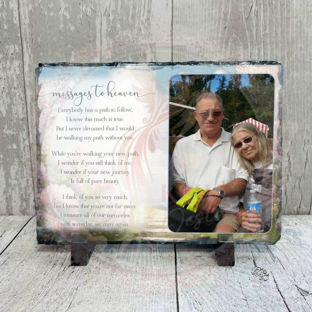 Messages To Heaven Photo Slates